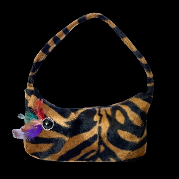 Handmade baguette shoulder bag - Picture 3 of 4